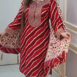 Pure Cotton Three Piece Marron